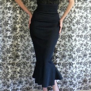 Etsy handmade high waist fishtail pencil skirt